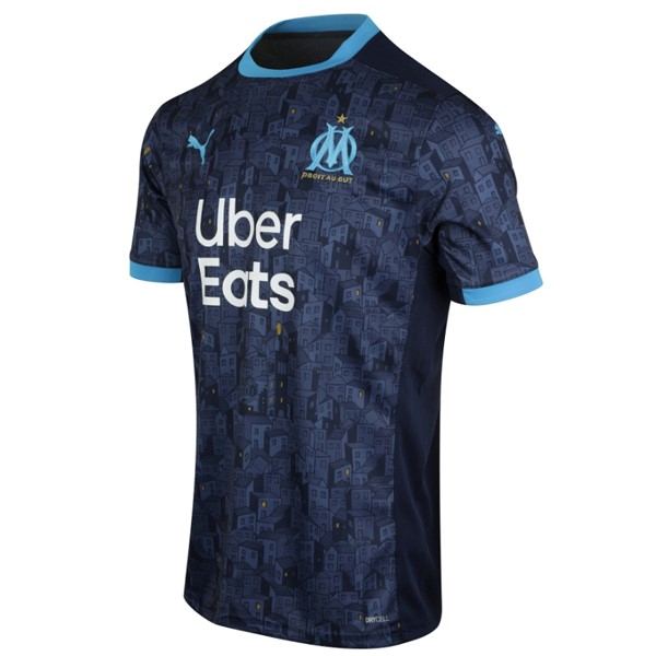 Camiseta Marsella 2ª Kit 2020 2021 Azul